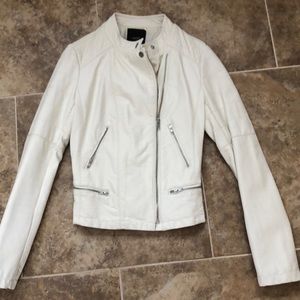 Forever 21 off white bomber coat s xs